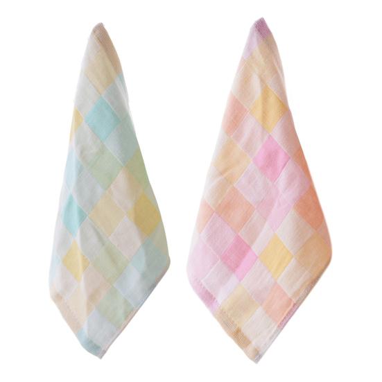 Хлопковое клетчатое квадратное полотенце маленькое 10"x10" полотенце для лица впитывающее красочное клетчатое мочалка для дома кухни умывания лица вытирания пота