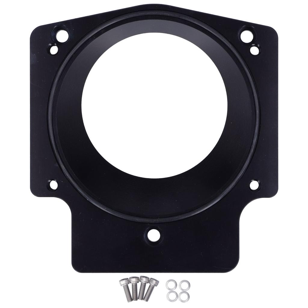 3.6in Intake Manifold Throttle Body Adapter Spacer Fit for GM GEN III LS1 LS2 LS6 LSX LS4Black