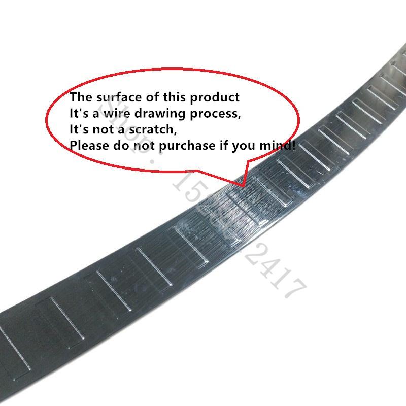 For BMW X3 F25 2011 2012 2013 2014~2016 Car Accessories stainless steel Rear Bumper Protector Sill Trunk Tread Plate Trim
