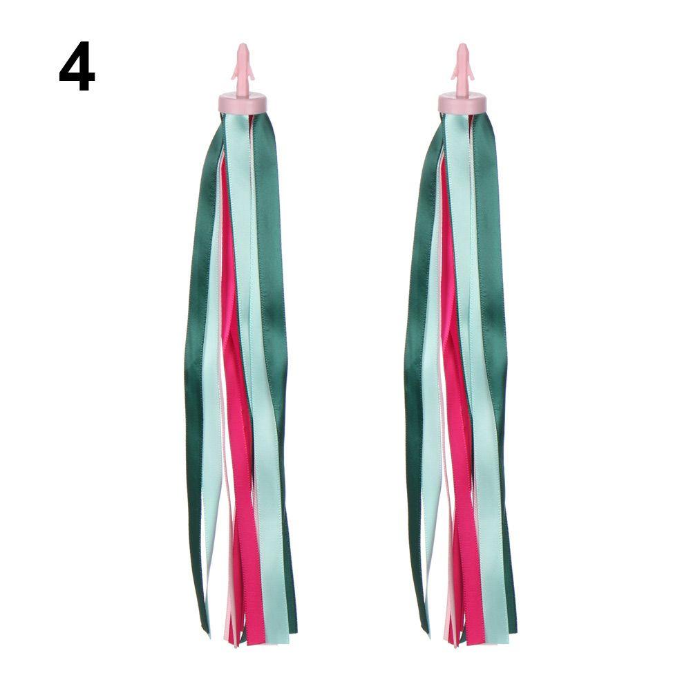 2pcs Cycling Tricycle Handlebar Tassels Colorful Kids Girls Boys Handlebar Streamers Tassels Cycling Accessories
