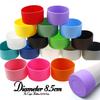 1Pc 8.5cm Soft Silicone Cup Bottom Sheath Protector Sleeve For Glass Water Tea Bottle Anti Damage Accessories