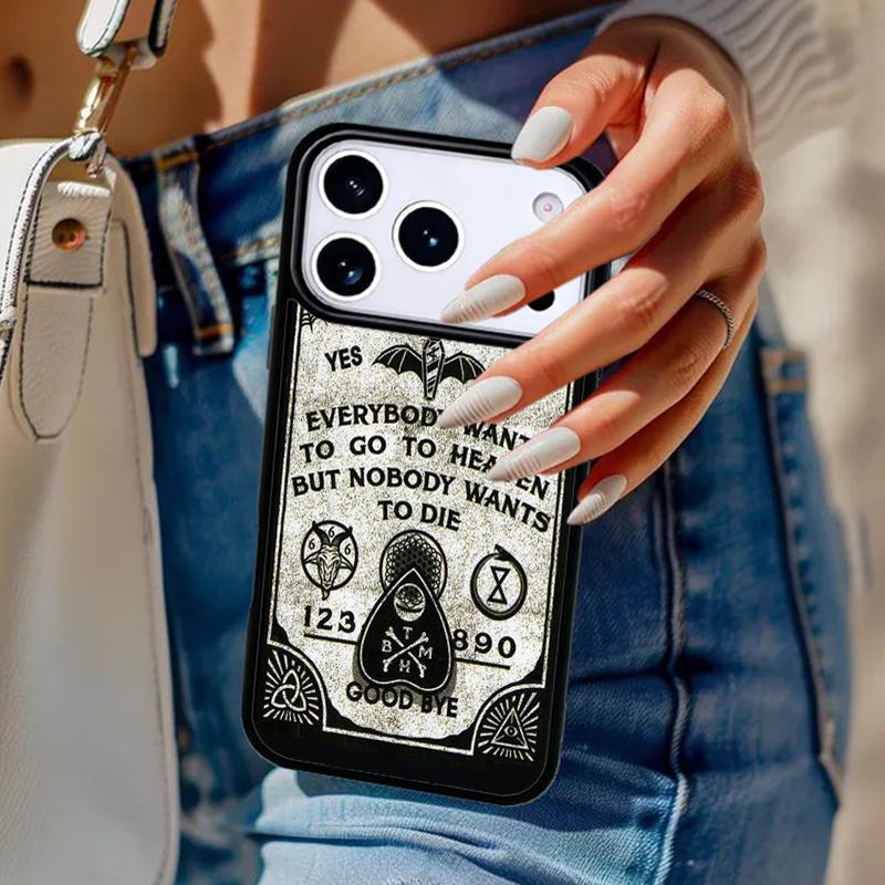 Девчачий Пастельный Ведьма Гот Уиджи Чехол для Телефона Для iPhone 17 Air 14 15 13 12 Max Чехол Для Apple 14 15 16 16e 11 Pro Max Plus