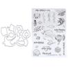 Clear Stamps  Practical Card Making Tool Portable Cutting Mould for Photo Albums  Gifts