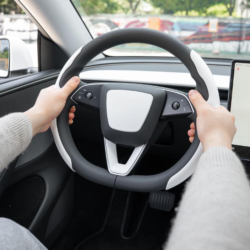 Для Tesla Model Y Juniper 2025 Центральная консоль Ящик для хранения Задний воздуховод Рамка экрана Автомобильная Белая отделка Аксессуары для интерьера