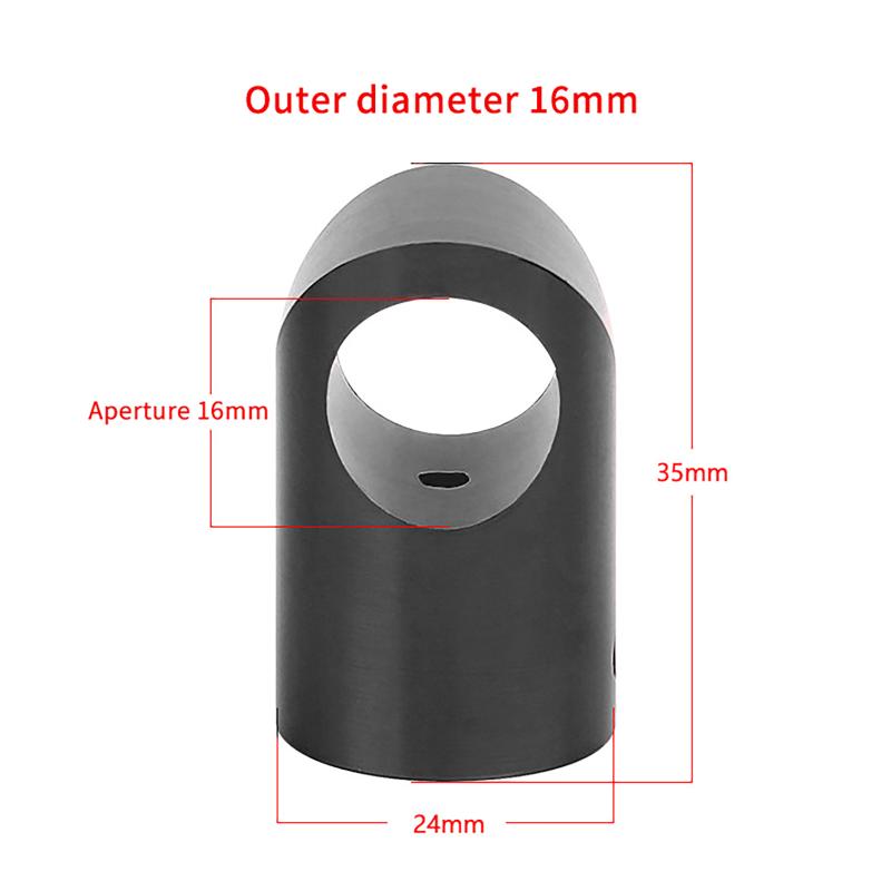Landing Gear CNC Aluminum Alloy Tee Tripod 12 14 16 20mm Carbon Fiber Tube Connector For Agriculture Drone UAV