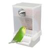 Parrot Feeder Automatic Birdcage Parrot Feeder Large Capacity Birdseed Dispenser Cage Food Container for Small And Medium Parrots