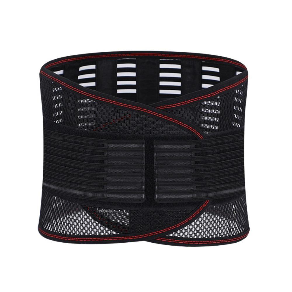 Нейлоновый бандаж для спины Черный пояс для поддержки позвоночника Новый пояс для талии Поддержка позвоночника