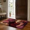 NNahida GGenshin IImpact Anime Game Floor Mat Soft Flannel Absorbent Mat Non-Slip Rug Home Bedroom Bathroom