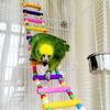 Colorful Bird Climbing Toy 8/10/12 Step Ladders Bird Perch Stand Toy  Parrot Accessories