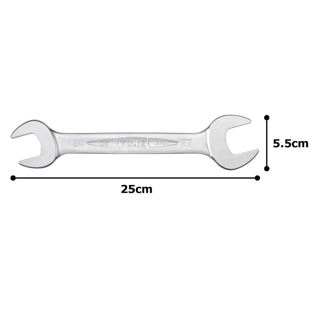 Гаечный ключ TONE Ширина под ключ 24 x 27 мм HPDS-2427