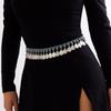 Dance Belt Beach Body Chain Coins Bead Ethnic Style Bohemian Belts Metal Belt Women Waist Chain