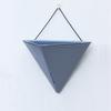 Triangular Wall Mounted Flower Pot Planters Self Watering Hanging Basin for Plants Lazy Flowerpot Office Home Garden Accessories