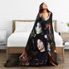 Tomb-Raider Lara Croft Blanket Velvet Autumn Winter Survival Video Game Breathable Lightweight Throw Blanket for Outdoor