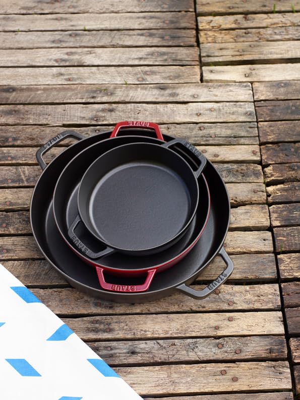 Ручка для жарки Staub, серая литая, совместимая с японской сковородой IH с двойной ручкой "Double Pan, 20 см", металл, эмаль, [Авторизованный продукт]