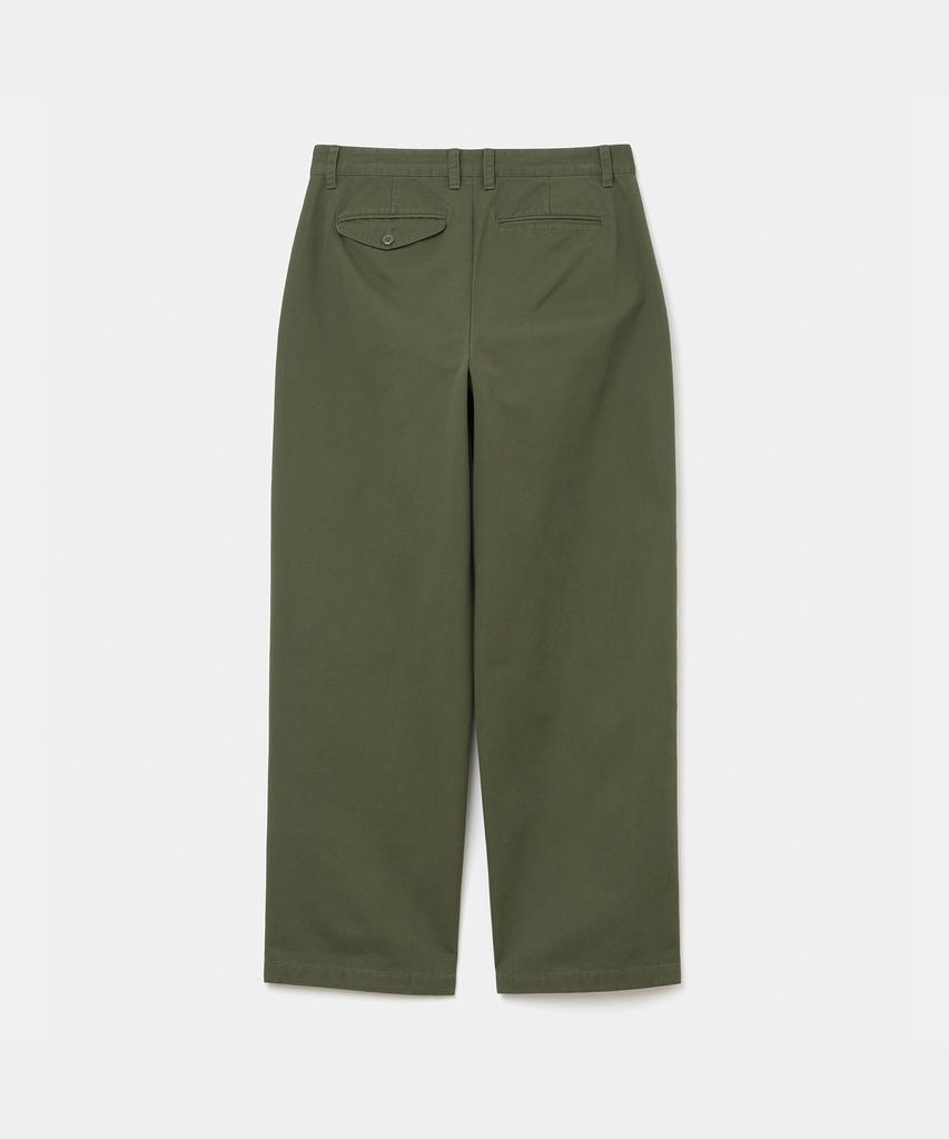 Uniform Bridge Базовые хлопковые брюки чинос Оливковый