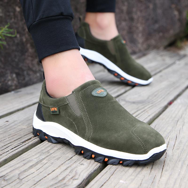 Autumn   Plus Size Men's Mountaineering Frosted Wholesale Men's Shoes Fashion Casual and Lightweight Breathable Outdoor
