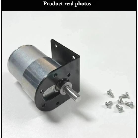GB37-3530 High Torque Gear Motor 24V 12V DC with Eccentric Shaft Mounting Bracket Motor Holder for Industrial Applications