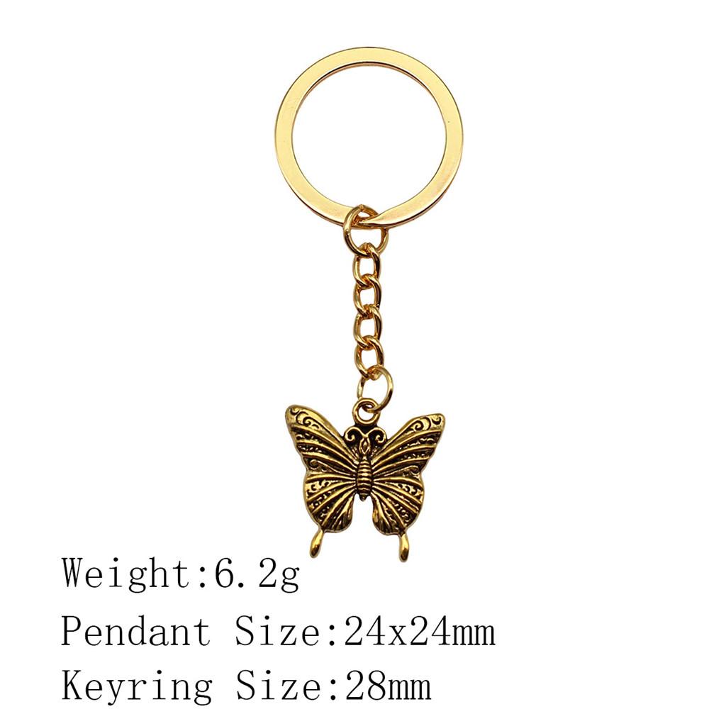 Рождественские украшения Автомобильный брелок Пчела Бабочка Брелок Дешевые вещи Детский брелок