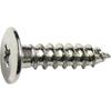 TRUSCO Ultra-Low Head Tapping Screws, Nickel Plated, M4 X 16, Pack of 20, TFTN0416