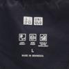 Uniqlo Бесшовное пуховое пальто L Темно-синее Женское Б/У