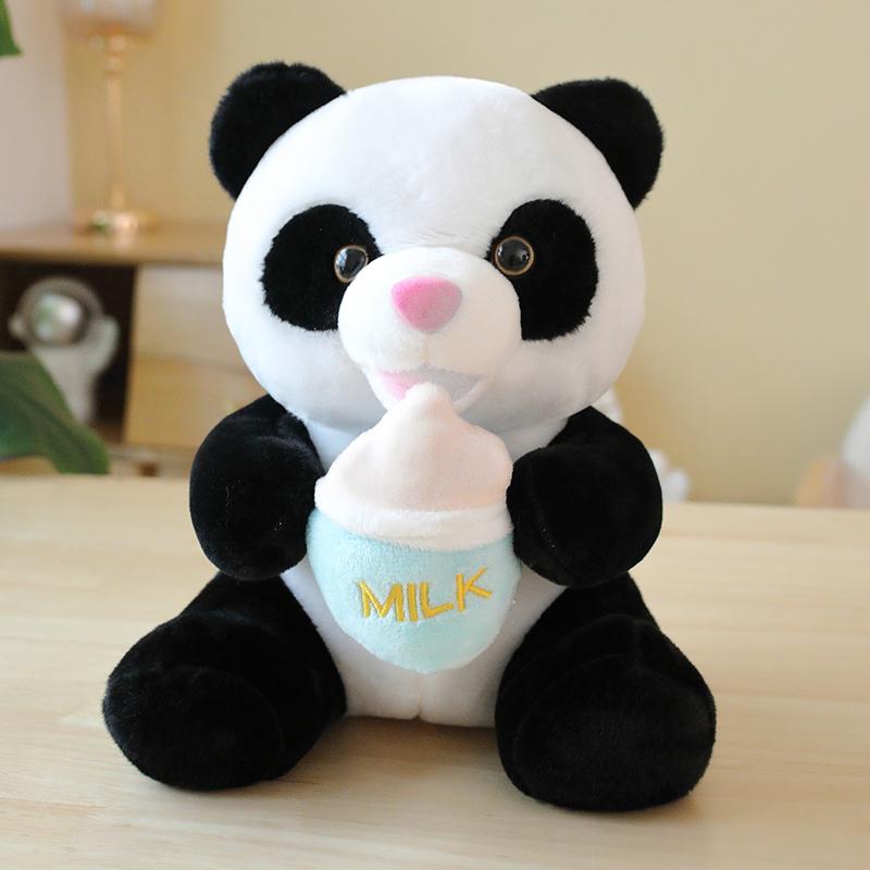 Милая мягкая плюшевая игрушка в виде панды с бутылочкой для кормления 20/25/30 см