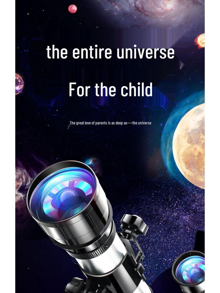 High-Definition Astronomical Telescope for Primary School STEAM Learning