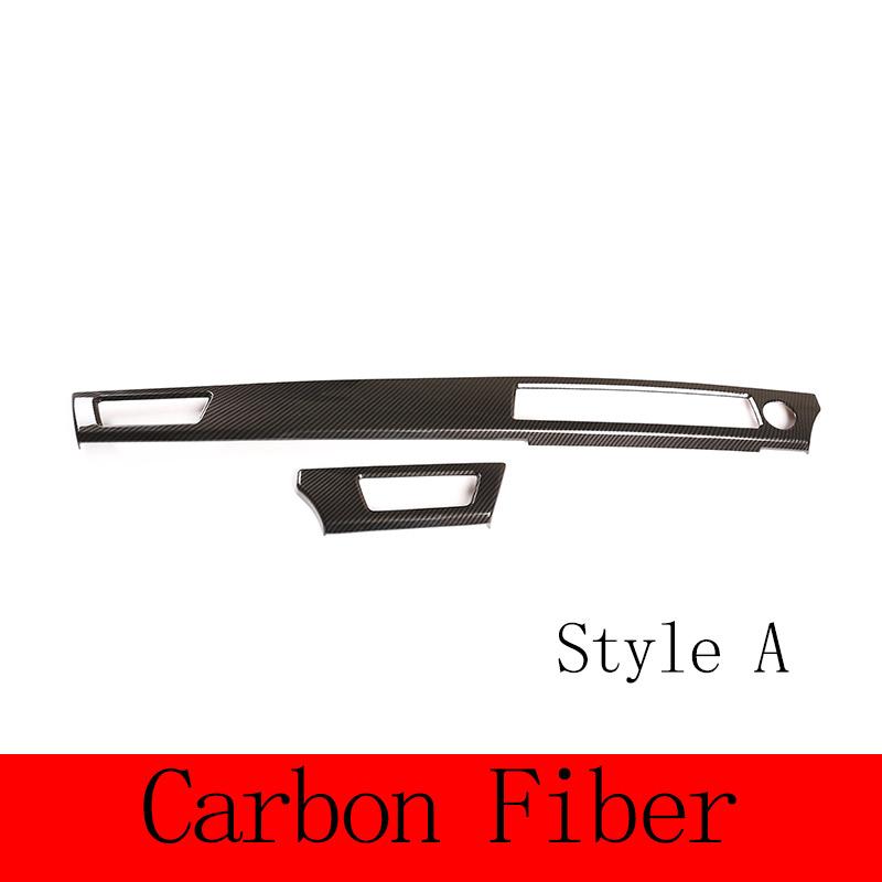 For BMW 3 Series E90 2005-2012 ABS Carbon Fiber Car Interior Dashboard Panel Cover Trim Decoration Stickers  Auto Accessories