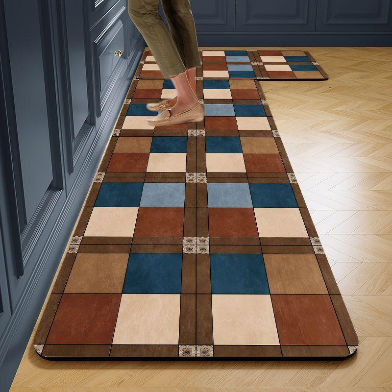Kitchen Rugs Floor Mat Kitchen Mats Set Non-Slip Washable,Indoor Doormats Area Rugs for Kitchen Bedroom Bathroom Carpet