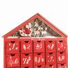 Wooden Christmas Advent Calendar With 24 Storage Drawers Village House Countdown To Christmas Refillable DIY Countdown Calendar
