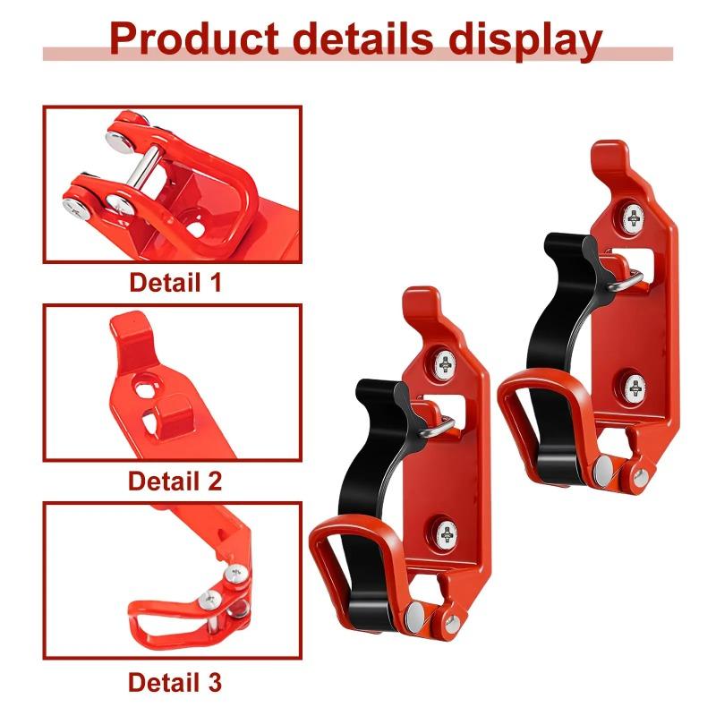 2PCS Quick Release Mounting Kit for Roof Rack Shovels - Wall Mountable for Roof Rack Clamps, Quick Fist Clamp Mounting Kit