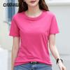 Summer Women's T-shirt Round Neck Short Sleeve Loose Top