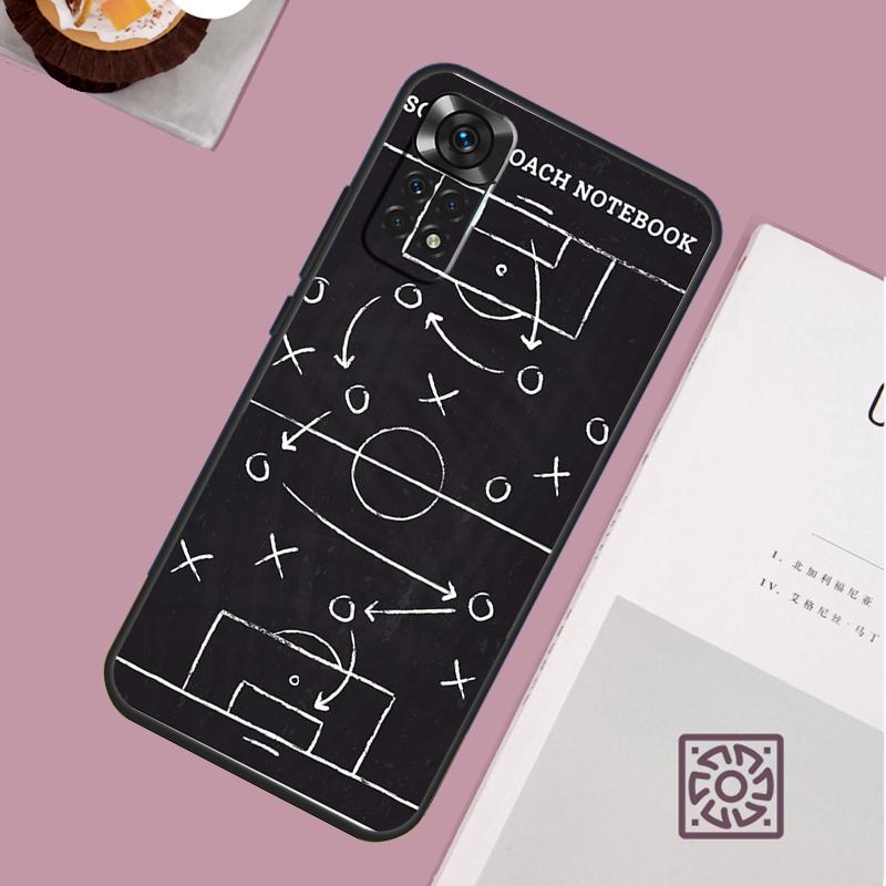 Чехол Football Soccer Tactics Time для Xiaomi Redmi Note 14 13 12 11 15 Pro Plus Redmi 15 13 10 10C 12C 13C 14C 15C