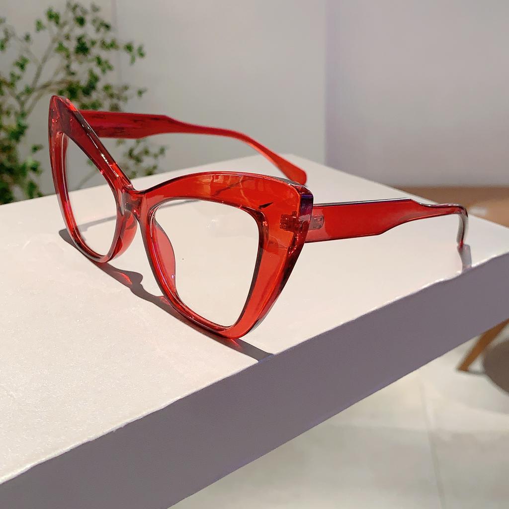 Оверсайз очки «кошачий глаз» женские стильные винтажные очки для защиты от синего света, оправа конфетного цвета в форме бабочки