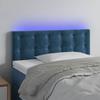 VidaXL LED Headboard Bedroom Furniture Single Bed Accessory Headboard Bed Frame Interior Dark Blue 3122080