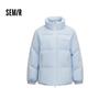 Женская зимняя куртка Semir, 90% пух, водоотталкивающая, ветрозащитная, с воротником-стойкой, рукавами реглан