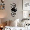 Comedy Tragedy Metal Wall Art Home Theater Living Room Decor Wall Sticker Perfect Comedy Tragedy Home Theater Decor