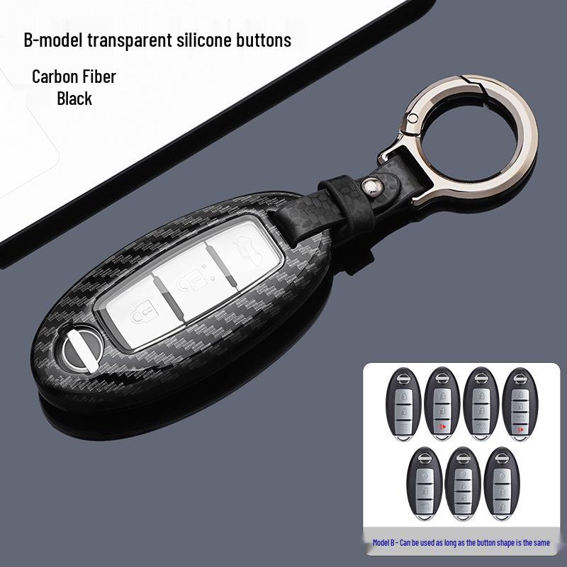 Чехол для ключей Nissan для Sylphy, Tiida, Teana, Kicks, Terra, X-Trail, Qashqai, Pathfinder, Navara