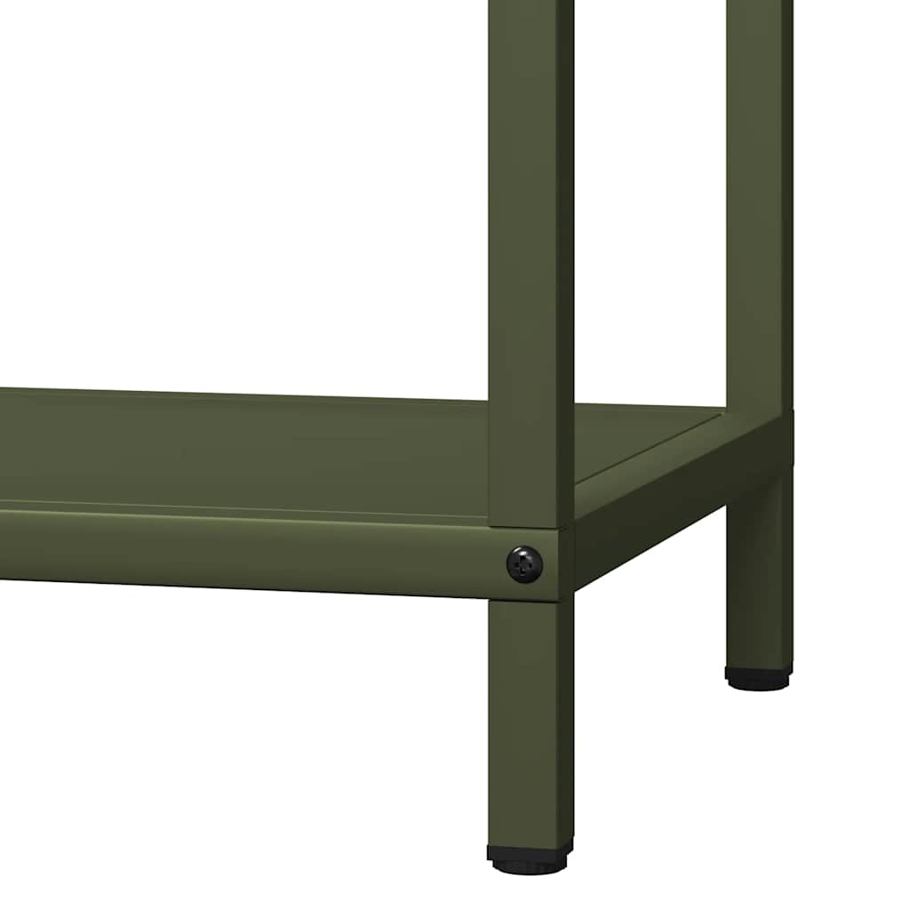 Firewood Rack Olive Green 40 x 25 x 60 cm Cold Rolled Steel