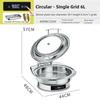 Electric Chafing Dish Adjustable Temp Roll Top Food Warmer Temp Display Catering Buffet Stove Stainless Steel Buffet Servers