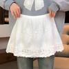 Flower Safety Skirt Petticoat High Waist Lining Petticoat Women Sweet Lace Underskirt Slips  Female