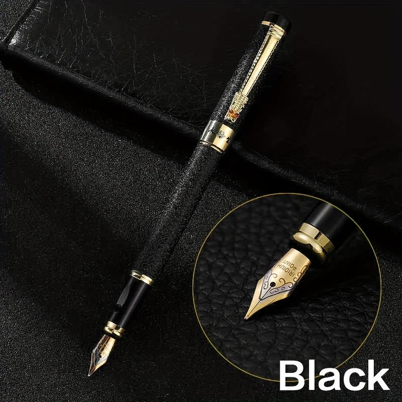 STONEGO Luxury Dragon Crystal Diamond Ink Fountain Pen Office Business Men Siganture Metal PenGood product