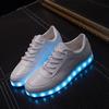 Fashion Hot Sale 2024 Adult Womens Mens Kid Luminous Sneakers Glowing USB Charge Boys LED Colorful Light-up Shoes Footwear Dancing Shoes