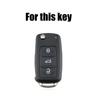 Для Volkswagen Golf Mk6 Cab Estate Plus Sharan Kombi Skoda Seat 3 кнопки складной пульт дистанционного управления Smart Flip Car Key Fob чехол Shell
