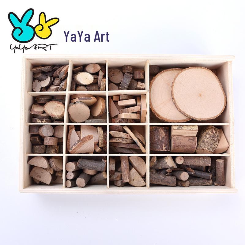 Wood Chips & Tree Slices Activity Kit for Kindergarten