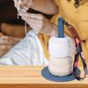 Portable Wrist Yarn Holder with Lanyard Crochet Yarn Ball Holder Spinner Organizer Dispenser