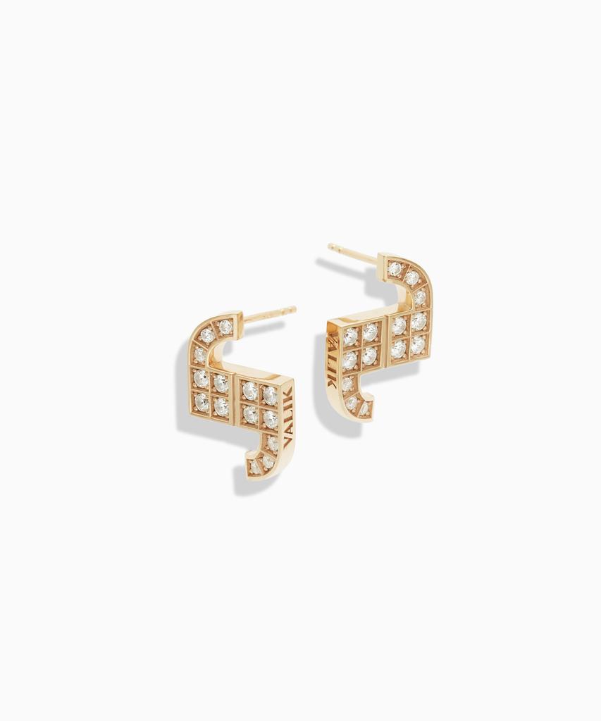 Valik [925 Silver] No.41 Signature Earrings [S]