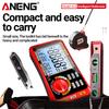 Мультиметр-тестер ANENG 4000 отсчетов Цифровой Умный 612 AC/DC Ток Напряжение Емкость Профессиональное Измерение