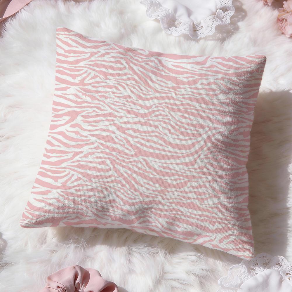 Zebra Stripes Cushion Cover Premium Comfort Reversible Pillow Cove Two in One Design for Any Room Car Interior