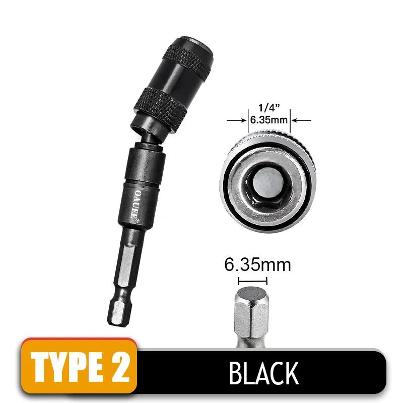 1/4" шестигранный хвостовик магнитная отвертка бита отвертка бита регулируемый магнитный поворотный кронштейн удлинитель отвертки адаптер
