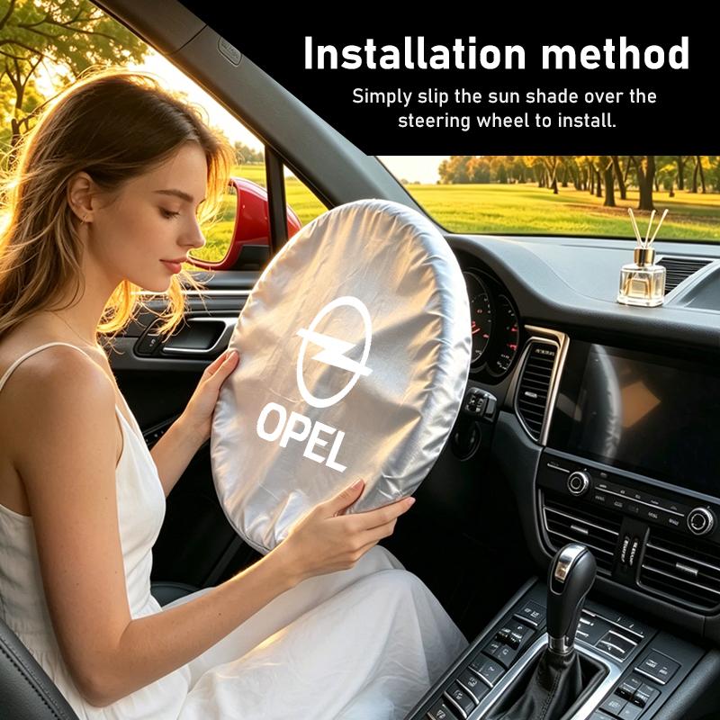AAJC1 Для автомобиля Opel Чехол на руль Защита от солнца Изоляция Защитные чехлы Astra G H J K F Corsa D Zafira B Insignia Mokka